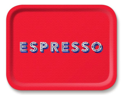 Espresso Red Tray 36x28cm