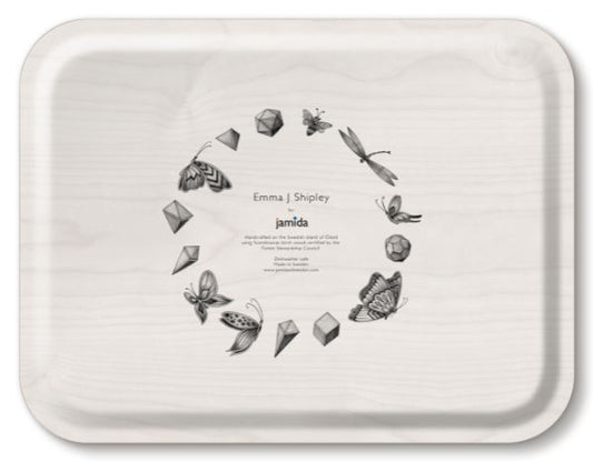 Snow Leopard Forest Tray 43x33cm