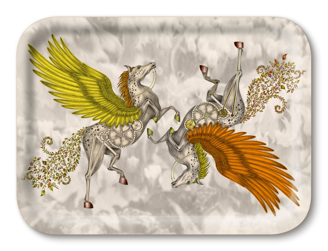 Pegasus Gold Tray 27x20cm