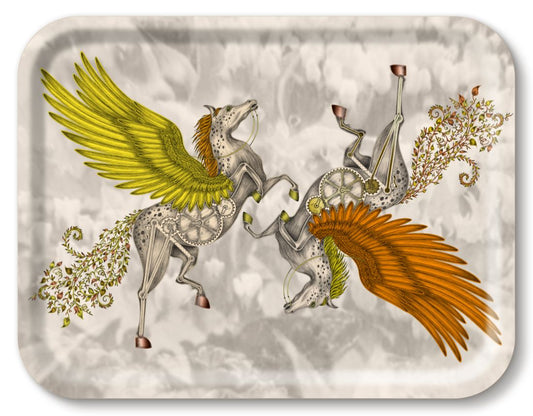 Pegasus Gold Tray 43x33cm