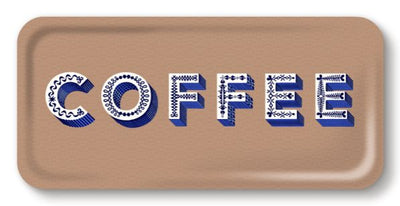 Coffee Brown Tray 32x15cm