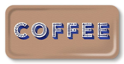 Coffee Brown Tray 32x15cm