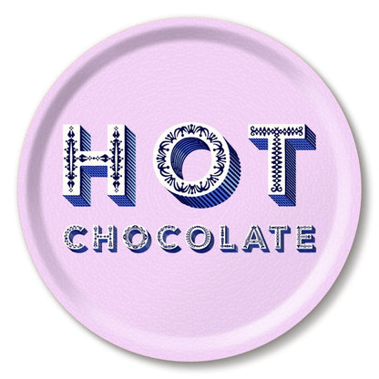 Hot Chocolate Lilac Tray 31cm