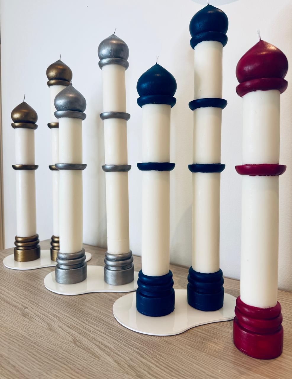 Big Pillar Minaret Candle - Large