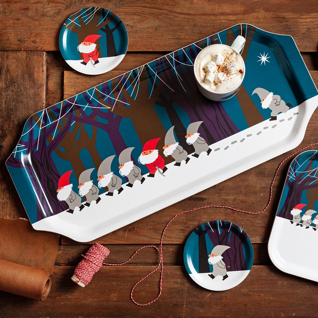 Santa Parade Tray 50x22cm