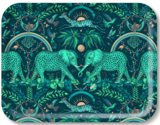 Zambezi Tray 43x33cm Teal