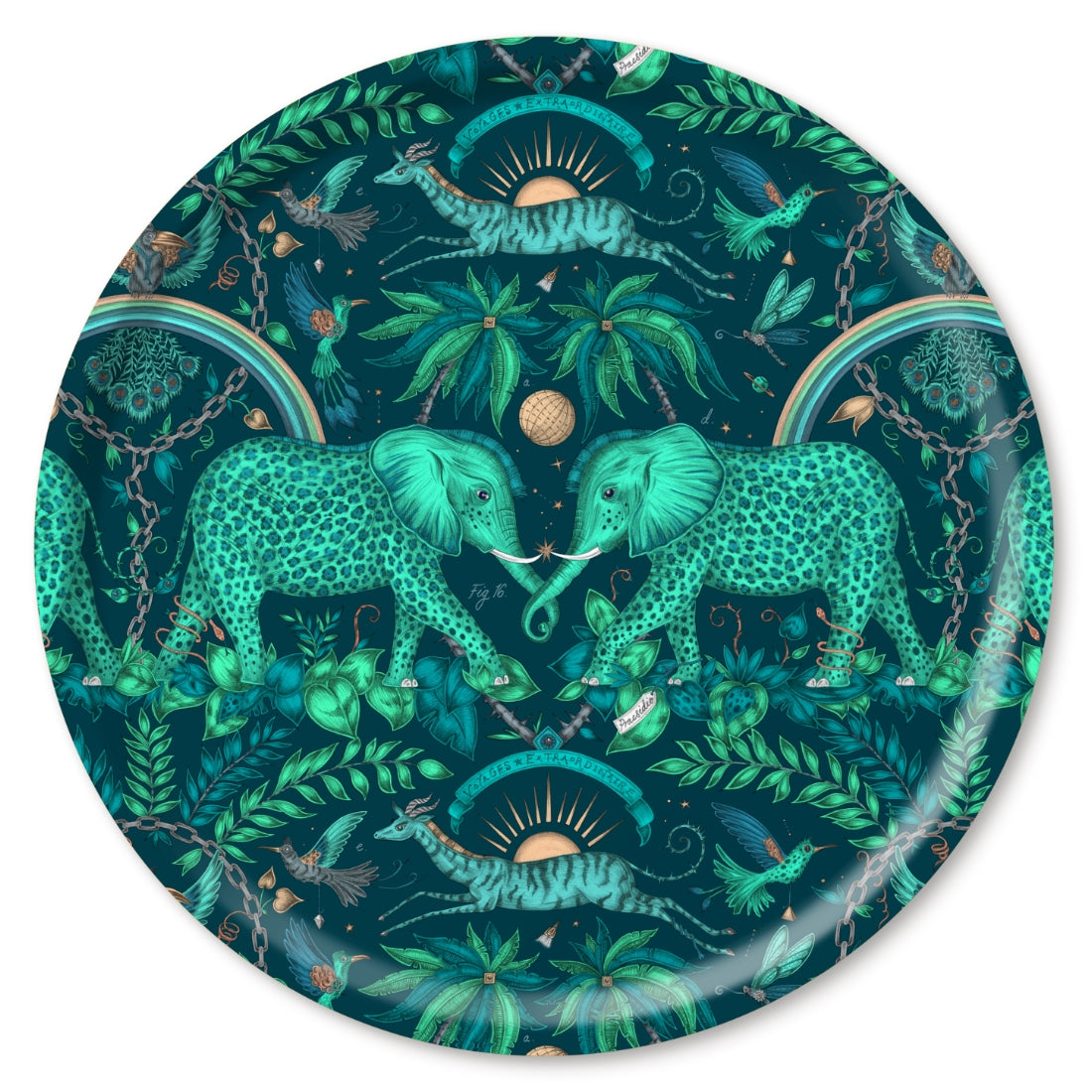 Zambezi Tray 39cm Teal