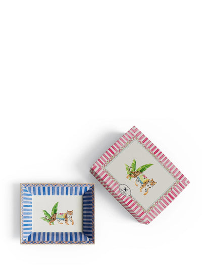 Sariska Porcelain Charger Tray - Blue