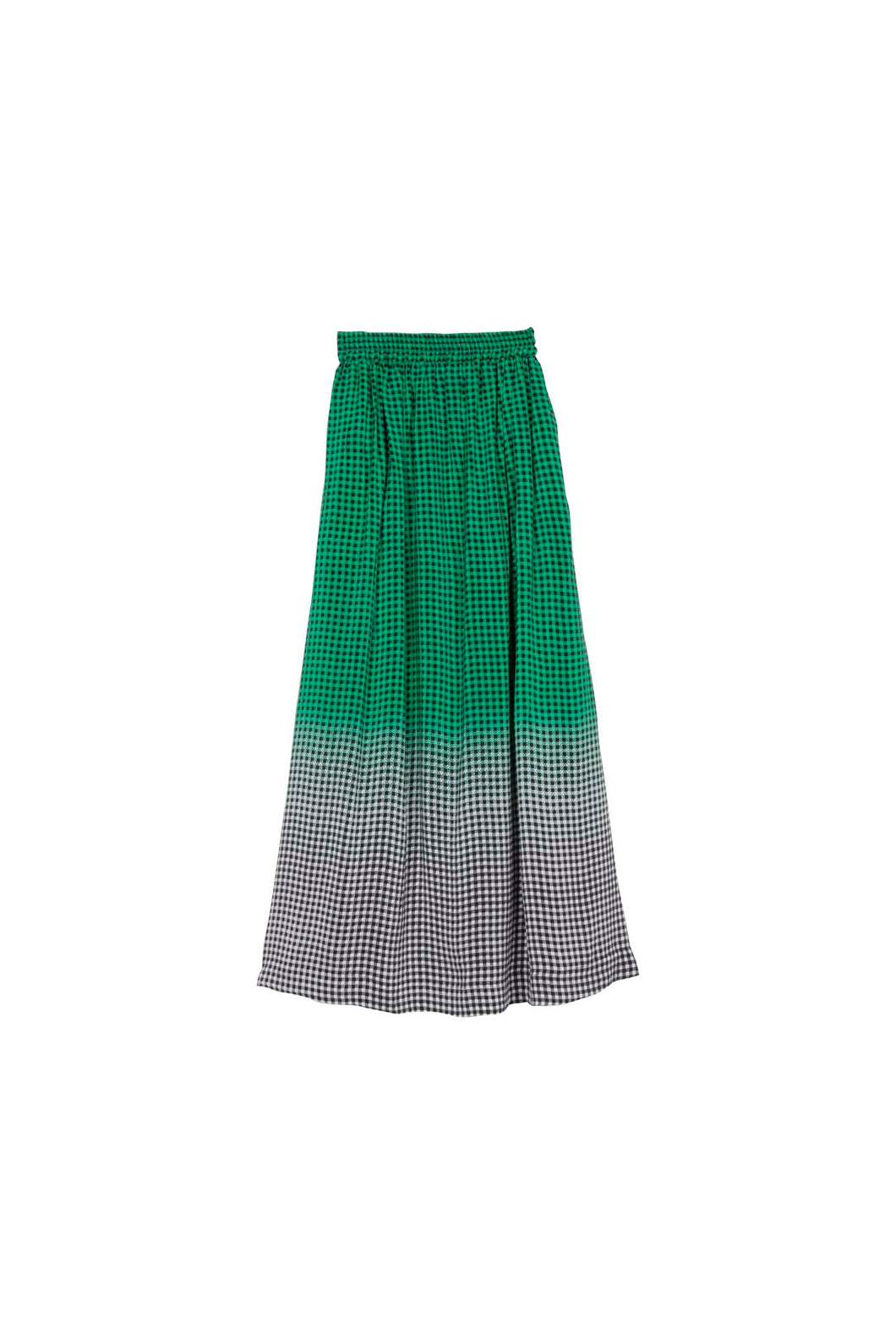 Mii Long Skirt Mantou - Green