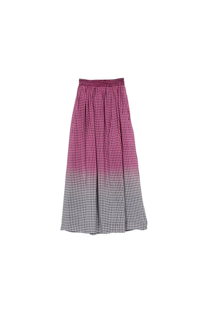 Mii Long Skirt Mantou - Magenta