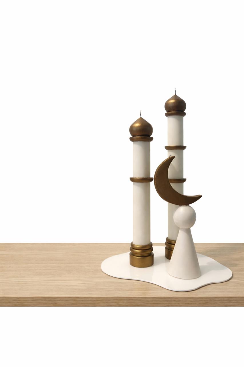 Big Pillar Minaret Candle - Large