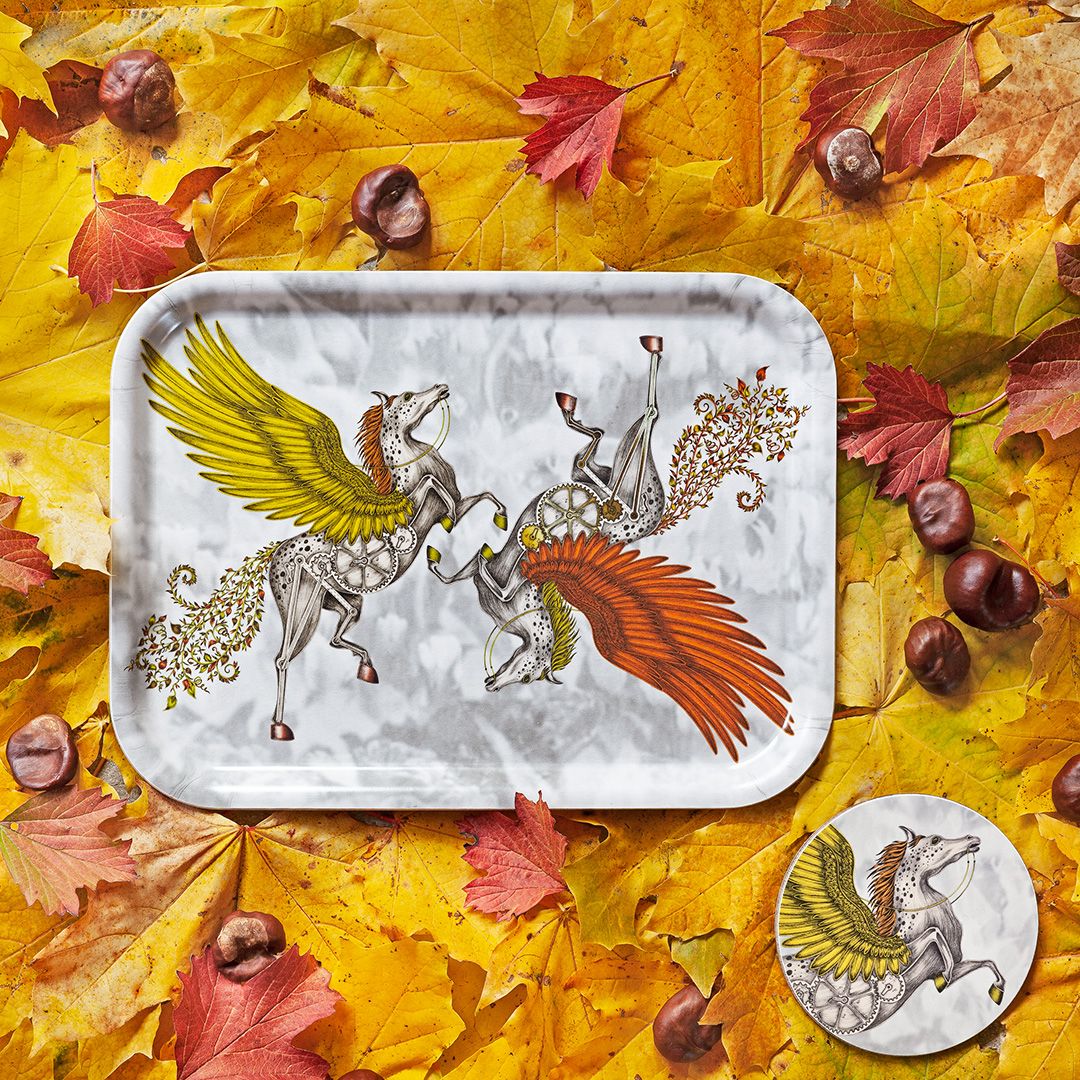 Pegasus Gold Tray 27x20cm