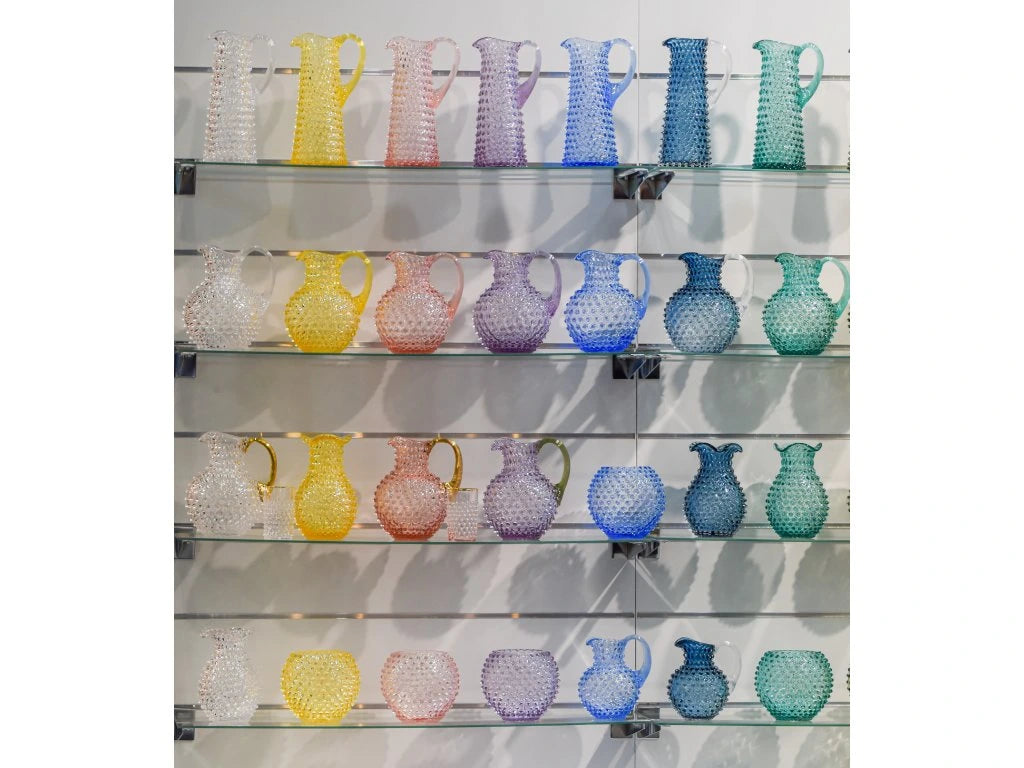 Eiffel Hobnail Jug 1L - Citron