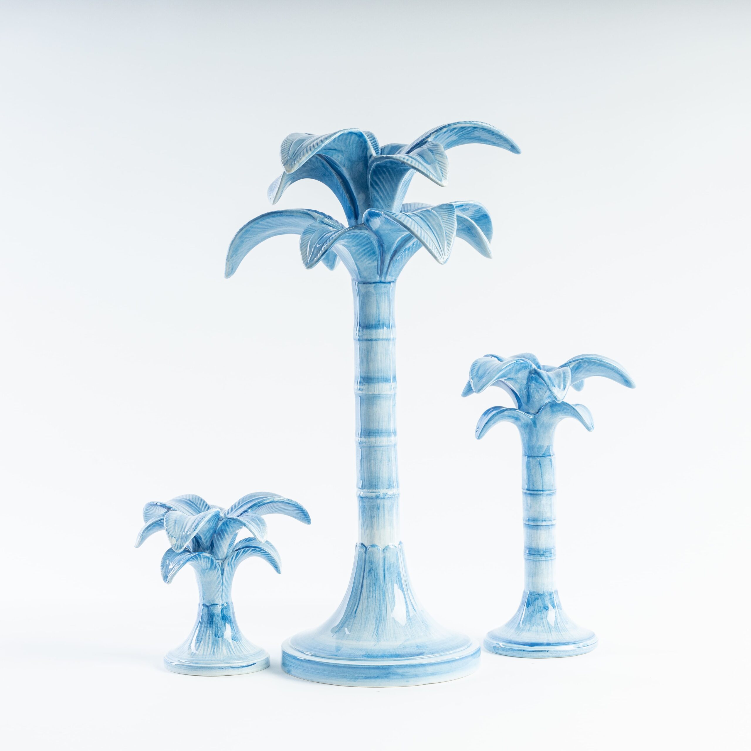 Les Ottomans Palm Tree Candle Holder Large