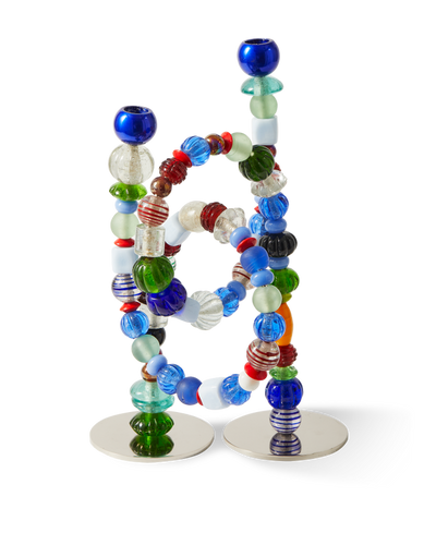 Pols Potten Beads Candle Holder - Multicolor