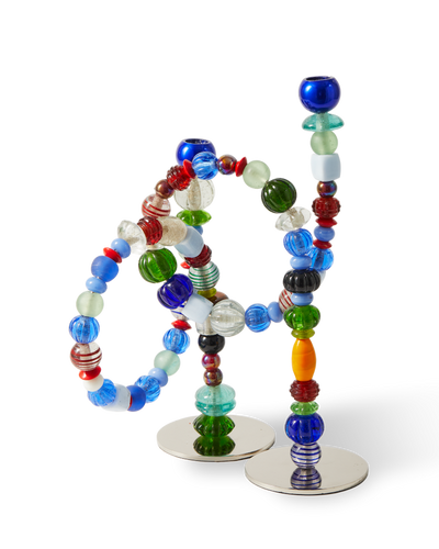 Pols Potten Beads Candle Holder - Multicolor