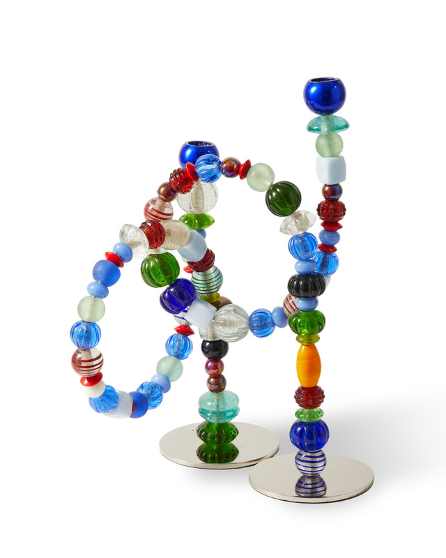 Pols Potten Beads Candle Holder - Multicolor