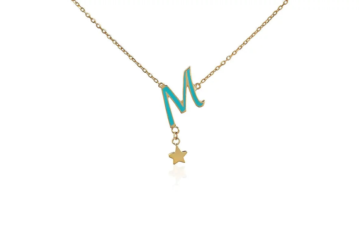 LRJC StarMe Initial Necklace