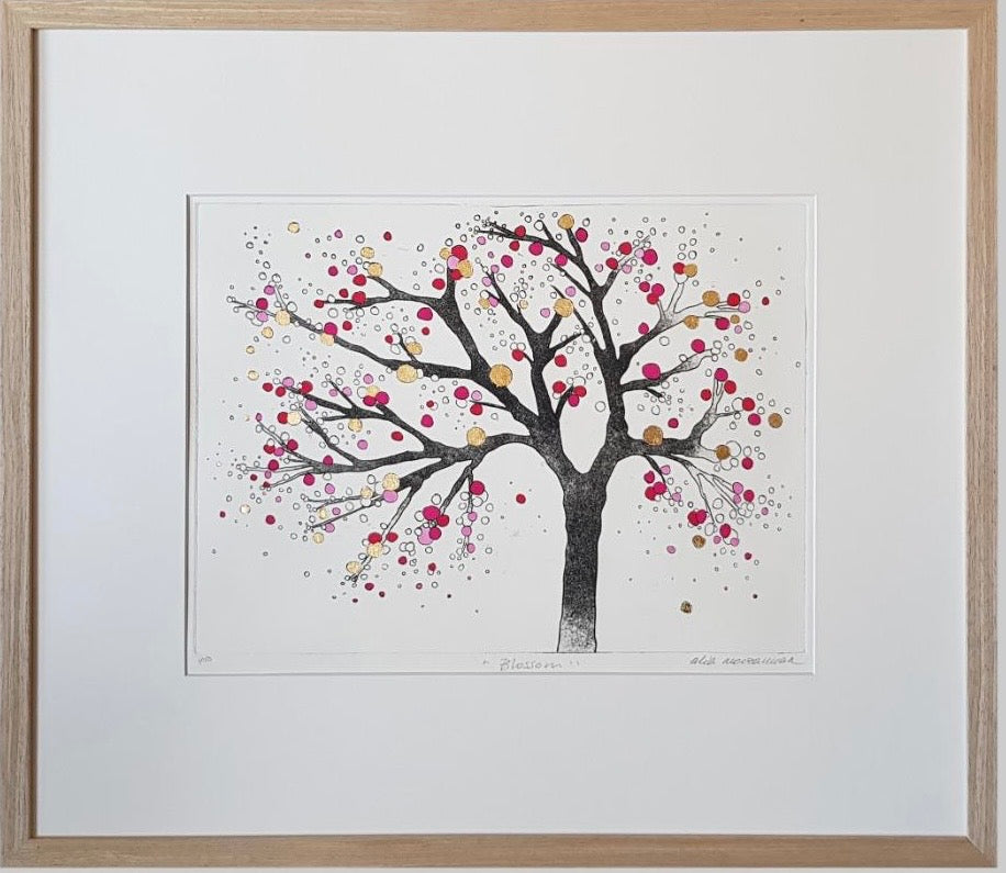 "Blossom" Etching