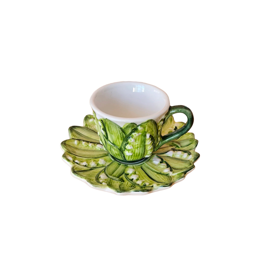 Les Ottomans Lily of the Valley Porcelain Coffee Cup