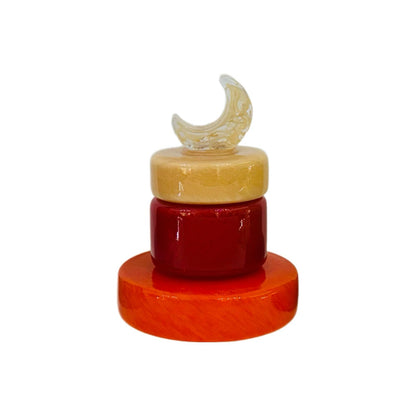 Glass Safa Minaret - Orange, Red, & Yellow