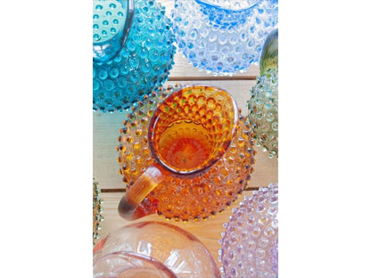 Paris Hobnail Jug 2L - Amber