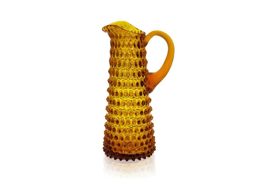 Eiffel Hobnail Jug 1L - Amber