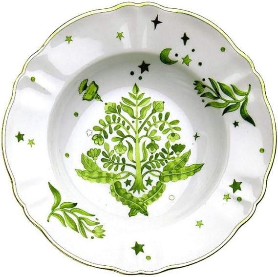 Bitossi Home Soup Porcelain Plate - Green