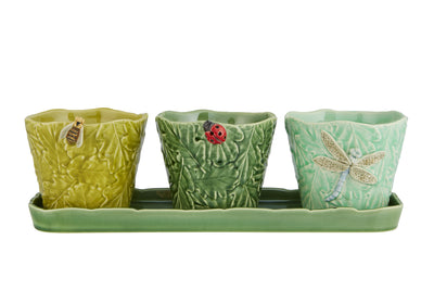 Set of 3 Vases - Flying Insects