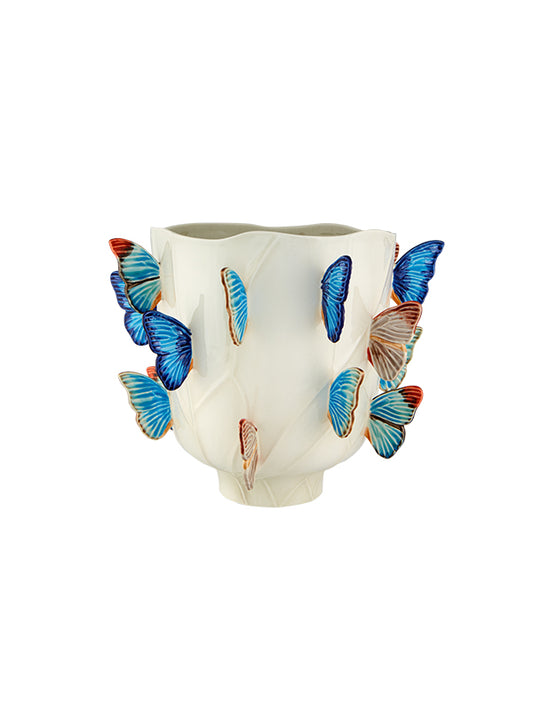 Cloudy Butterflies Vase - XL