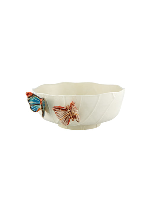 Cloudy Butterflies Salad Bowl