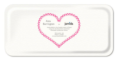 Happy/ Pink Tray 32x15cm