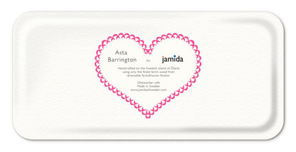 Happy/ Pink Tray 32x15cm