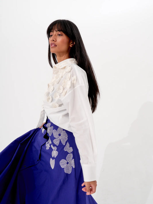 The Greta Shirt - White