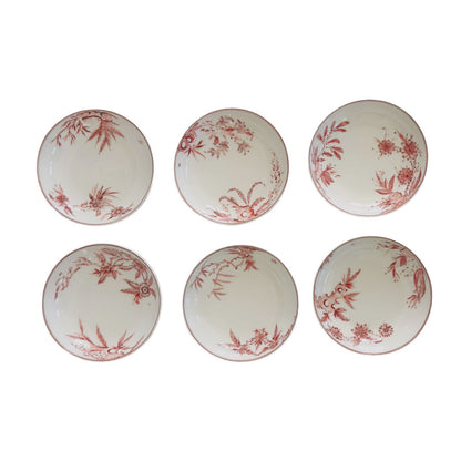 White Rocaille Soup Plates - Set of 6