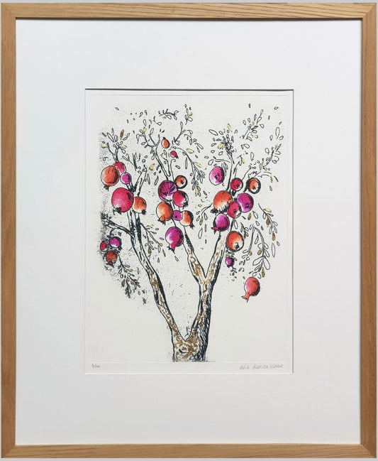 "Pomegranate" Etching