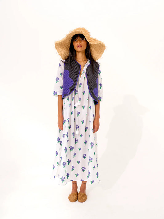 The Sherazade White Dress - Flower