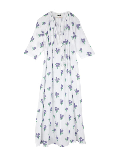 The Sherazade White Dress - Flower