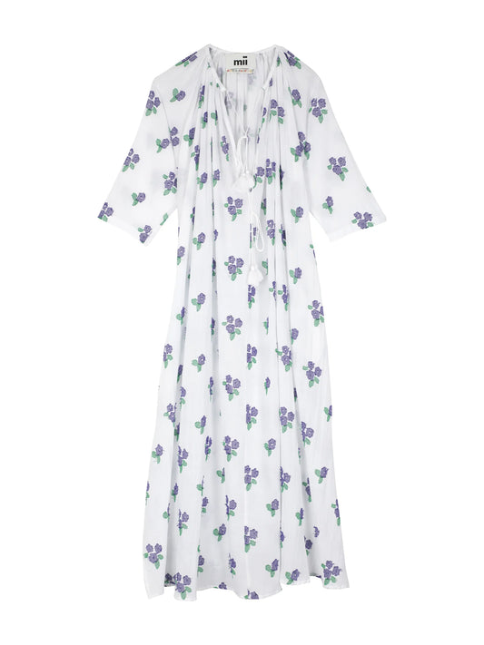 The Sherazade White Dress - Flower