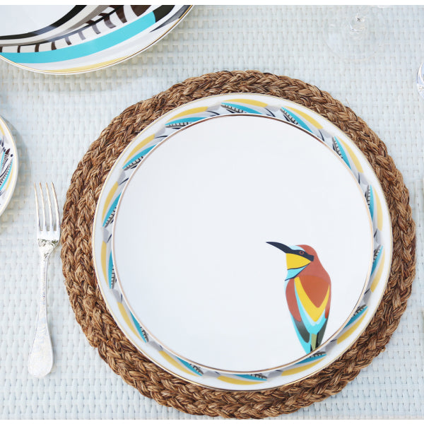 Silsal  Sarb Dinner Plate - Bee Eater