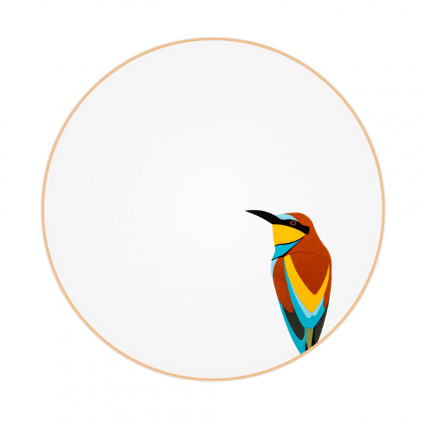 Silsal  Sarb Dinner Plate - Bee Eater