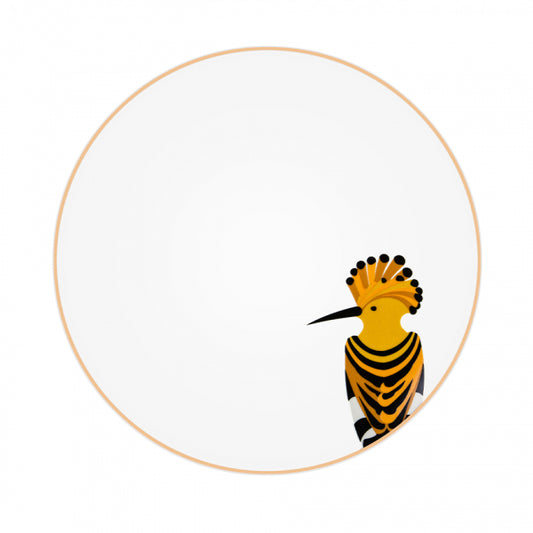 Silsal Sarb Dinner Plate - Hoopoe