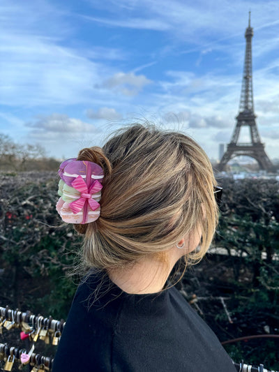 Macaron Dessert Hand Painted Claw Hair Clip