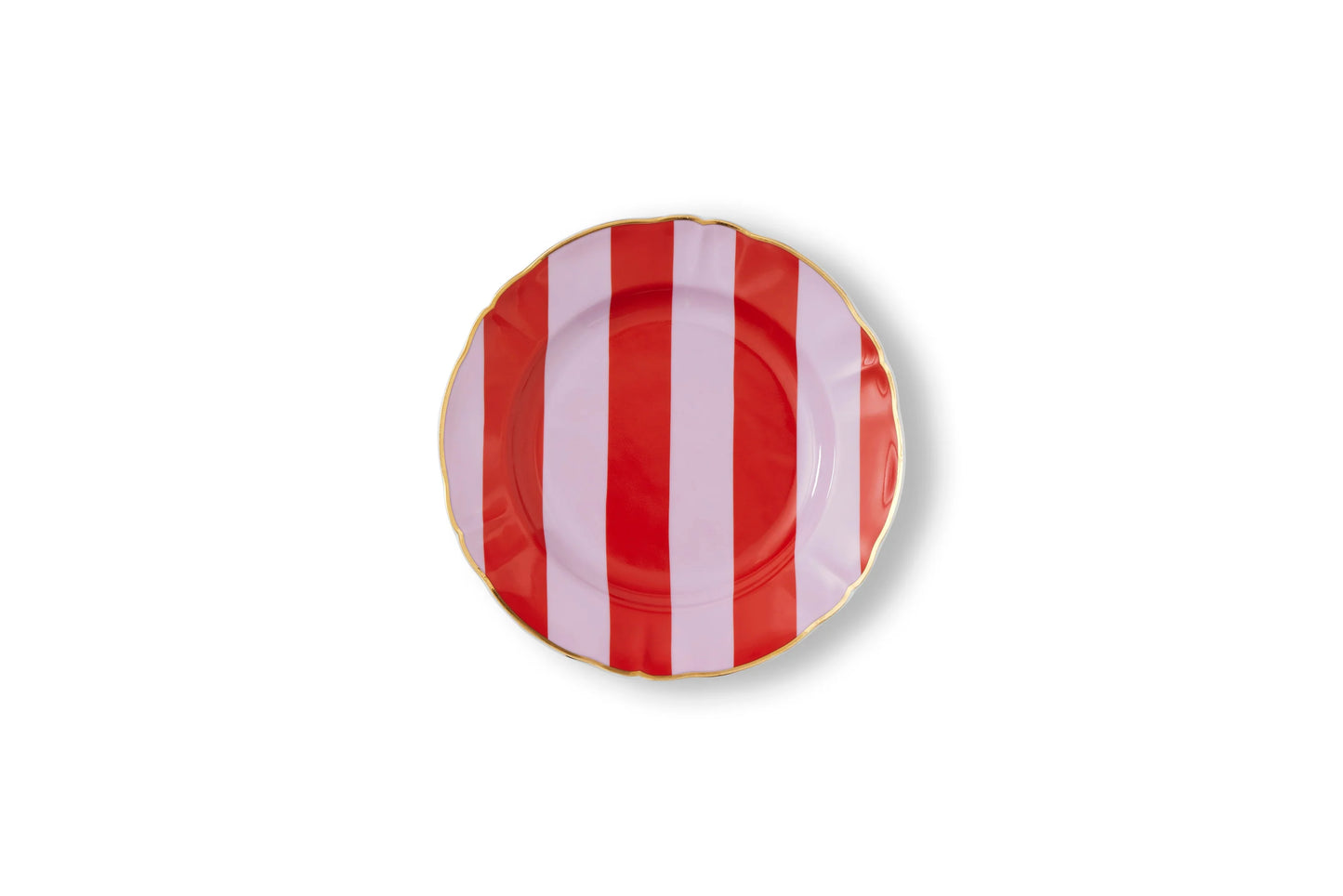 Bitossi Home  Porcelain Salad Plate - Striped