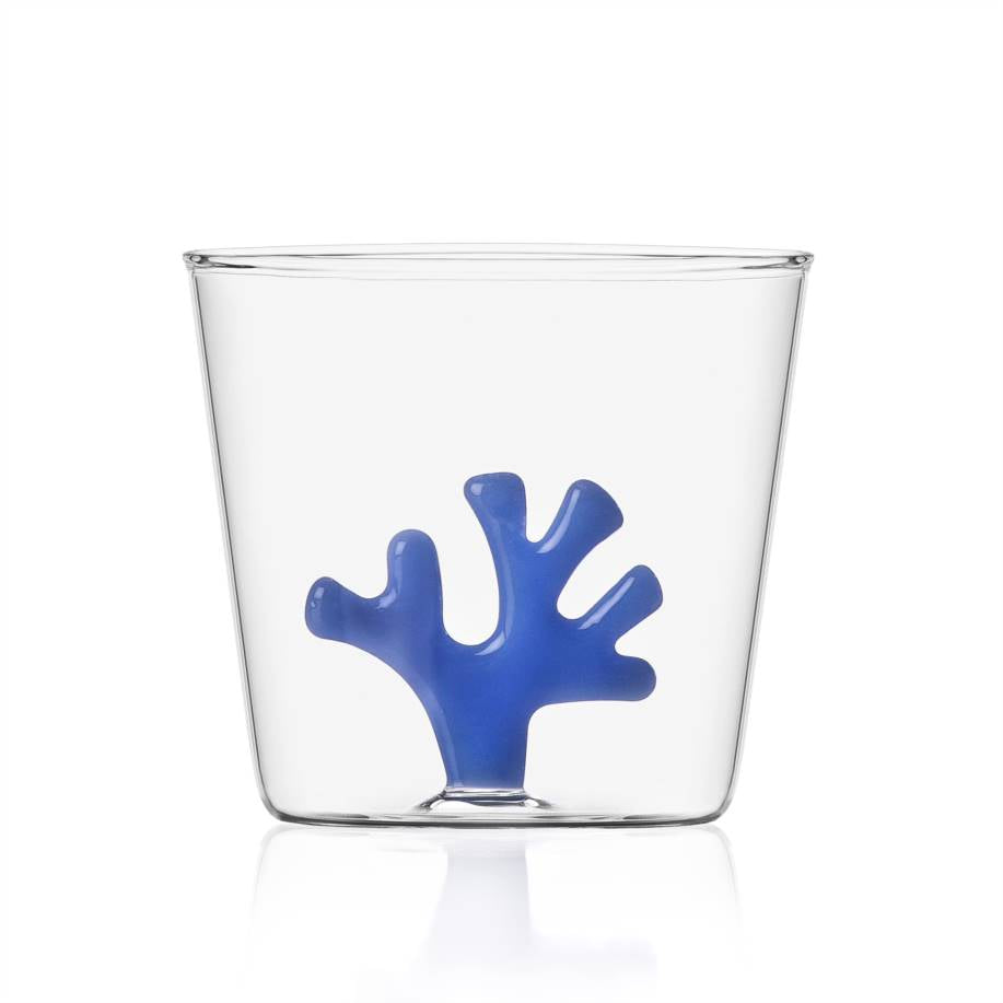 Ichendorf Glass Tumbler Blue Coral