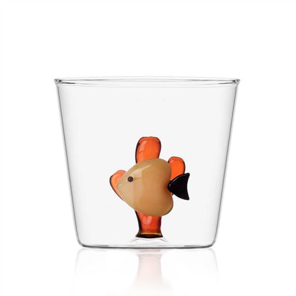 Ichendorf Glass Tumbler Coral Fish