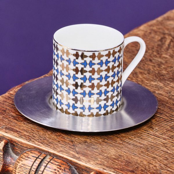 Zarina Alhambra Blue Espresso Cups - set of 6