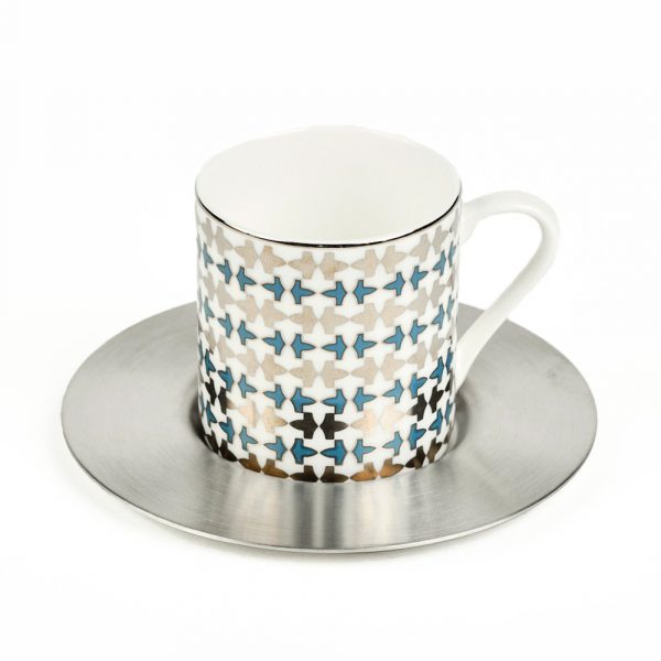 Zarina Alhambra Blue Espresso Cups - set of 6