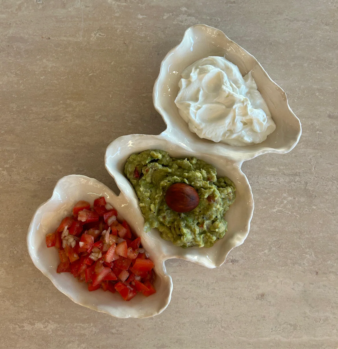 Triple Trouble Serving Plate