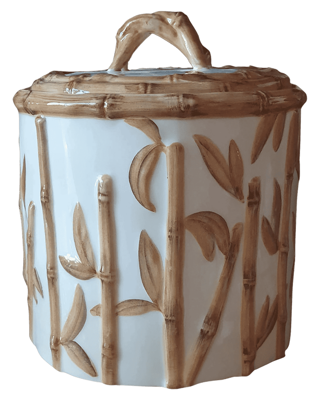 Les Ottomans Bamboo Porcelain Cookie Box